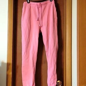 NEW Pink pacsun sweatpants size med